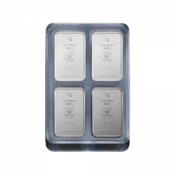 100 x 1g Silber UnityBox