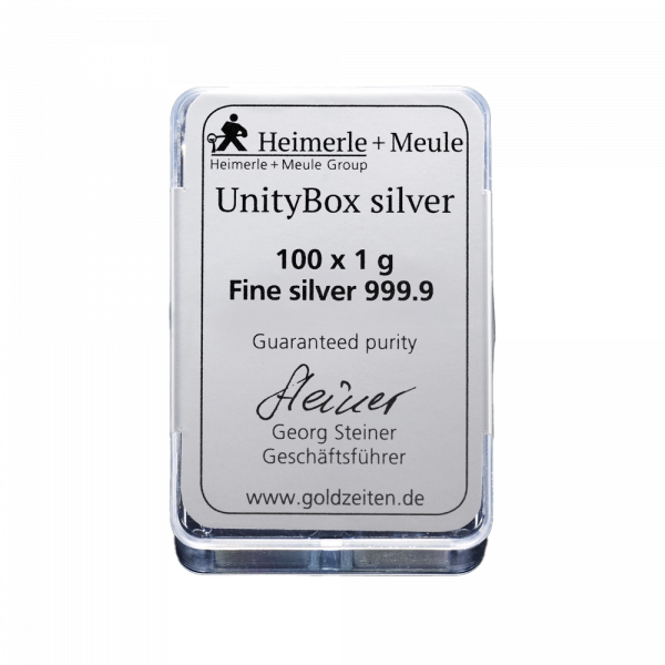 100 x 1g Silber UnityBox – Bild 2