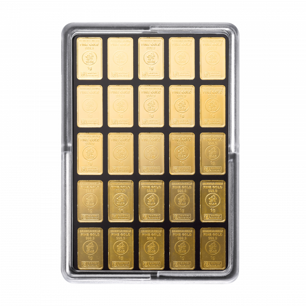 25 x 1g Gold UnityBar