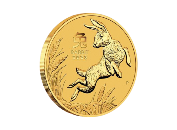 1/20 oz Gold Lunar III Hase 2023 (1,55g) – Bild 2