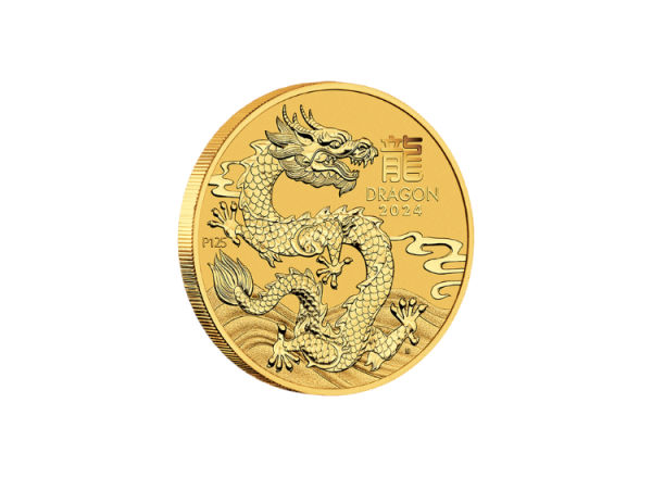 1 oz Gold Lunar III Drache 2024 – Bild 2