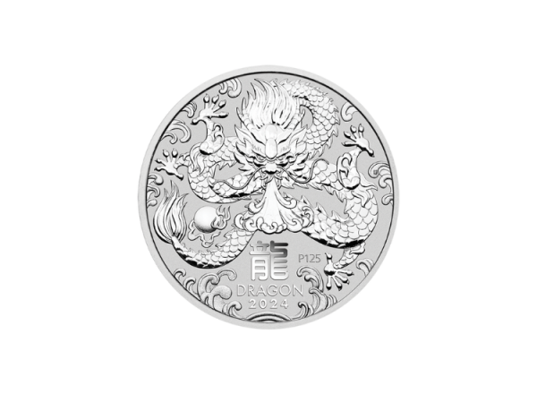 1 oz Silber Lunar III Drache 2024