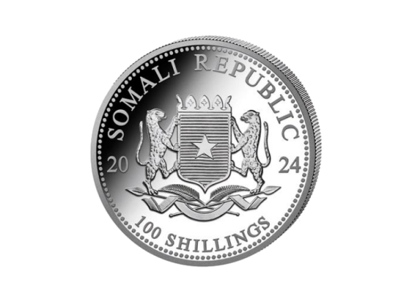 1 oz Silber Somalia Elefant – Bild 2