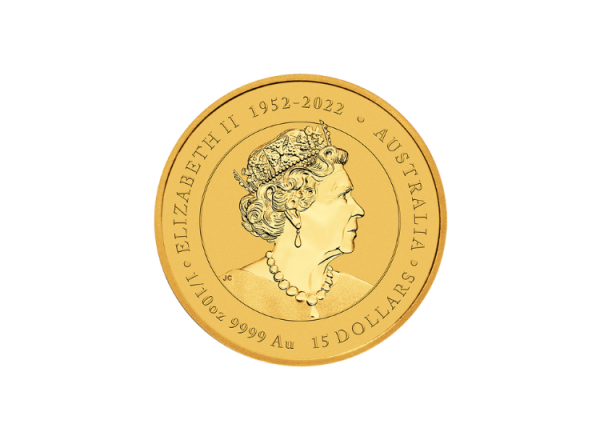 1/10 oz Gold Lunar III Drache 2024 – Bild 3