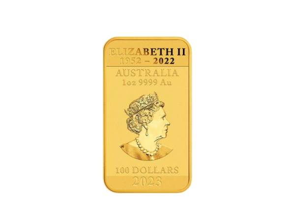 1 oz Gold Rectangel Dragon – Bild 3