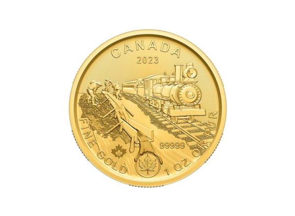 1 oz Gold Klondike Goldrausch - Weg des Goldes