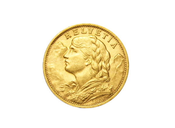 20 SFR Goldmünze Die Vreneli - Schweiz