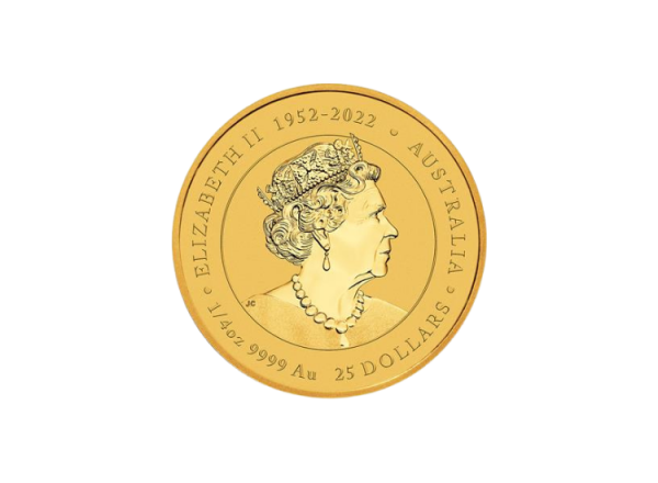 1/4 oz Gold Lunar III Drache 2024 – Bild 3