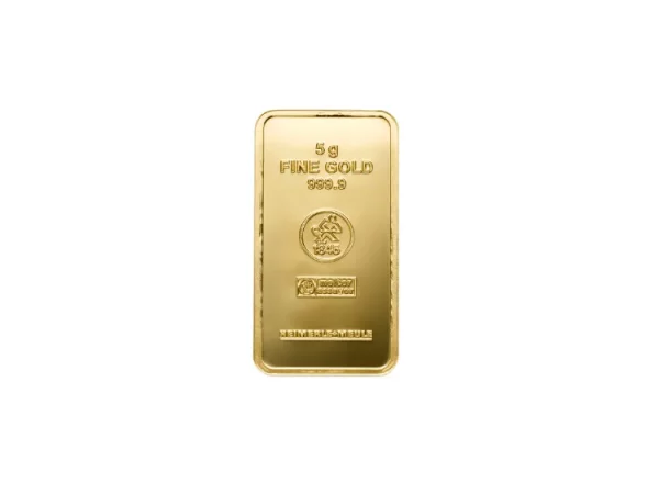 5 g Heimerle & Meule Goldbarren
