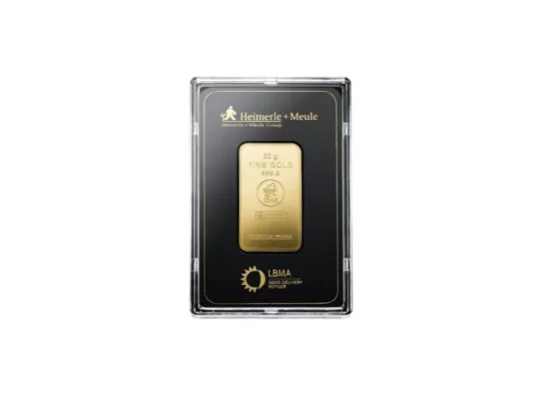 20 g Heimerle & Meule Goldbarren
