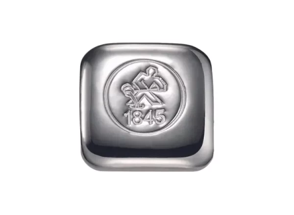 50 g Heimerle & Meule Silberbarren gegossen