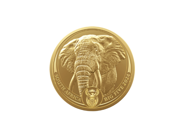 1 oz Gold Big 5 Elephant