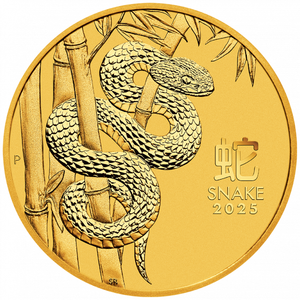 1 oz Gold Lunar III Schlange - 2025